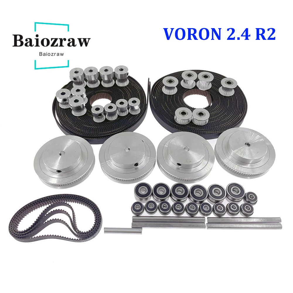 Gt2 Pulley - Baiizraw-Corexyモーションパーツセット、オープンベルト、ボルソン2.4 r2、gt2 LL-2GT rf、2gt 16t 20t用プーリーシャフトベアリング