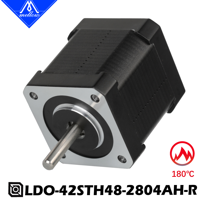 Stepper Motor Nema17 - Mellow-印刷機用の高温耐性ステッピングモーター,48mm,nema 17,ステッピングモーターLDO-42STH48-2804AH-R,ender5,Corexy,3Dプリンターパーツ用