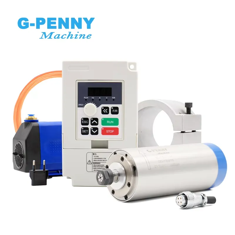 Water Cooled Spindle - Gpenny 1.5kw ER16 D80mm 水冷スピンドル 1.5KW
