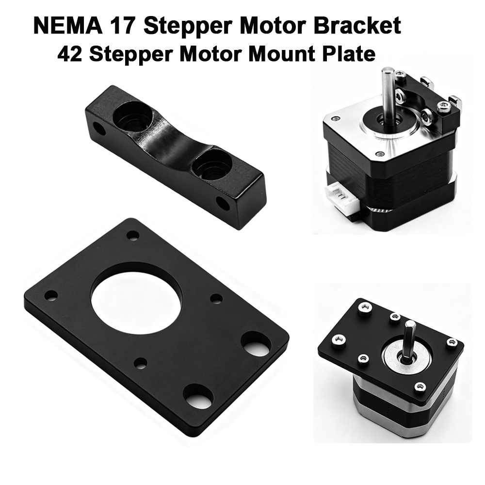 Stepper Motor Nema17 - NEMA 17ステッピングモーターブラケット、42ステッピングモーターマウントプレート（Ender 3 / Ender 3