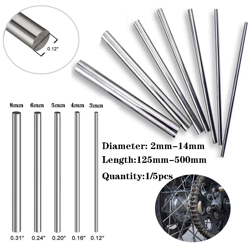 Linear Rod 8Mm - 1 〜 5 個のステンレス鋼棒 2 ミリメートル