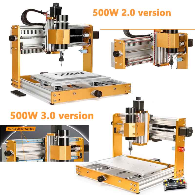 3018 PRO MAX CNC 3軸木材彫刻機。500Wの - 3018 Cnc のレビューと価格
