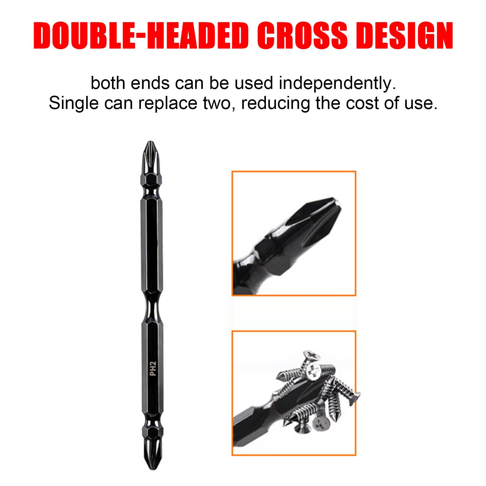 ドライバービットセット両端フライス加工磁気ドライバーヘッドキ - End Mill のレビューと価格