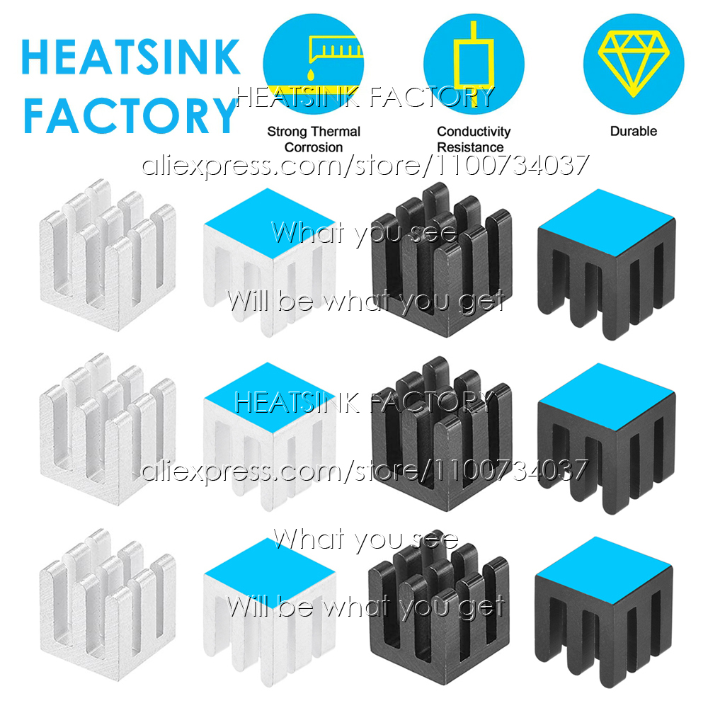 冷却ラジエーター,10x10x10mm電子クーラー - Aluminium Extrusion のレビューと価格