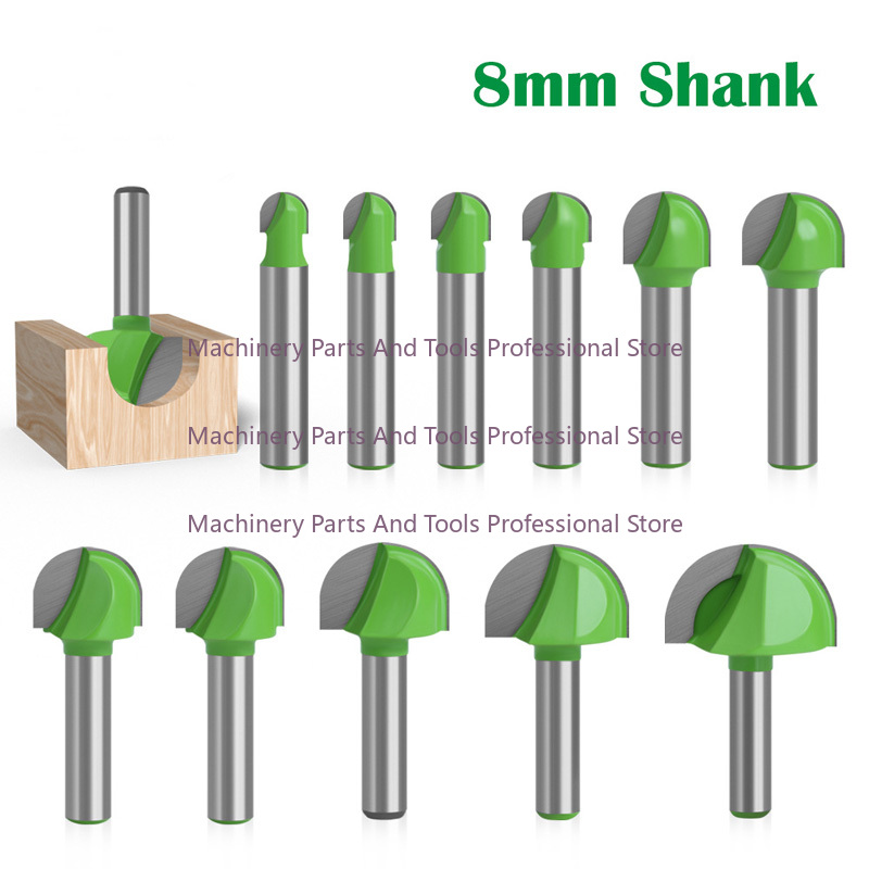 ラウンドボトムオーバーノーズルータービットセット 超硬ボール - Carbide End Mill のレビューと価格