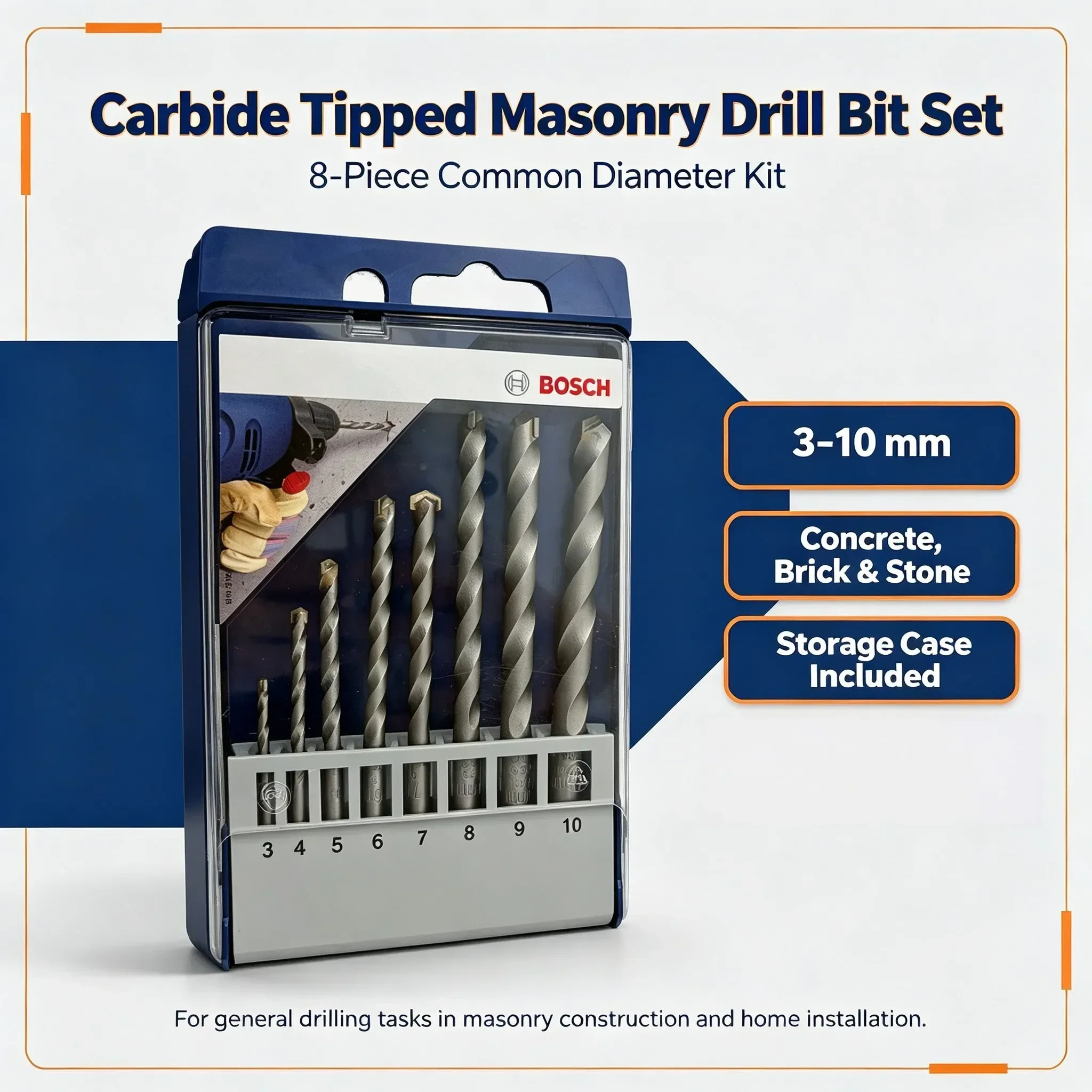 1～8個入り／セット ボッシュ プロフェッショナル 多機能  - Drill Bit Set のレビューと価格