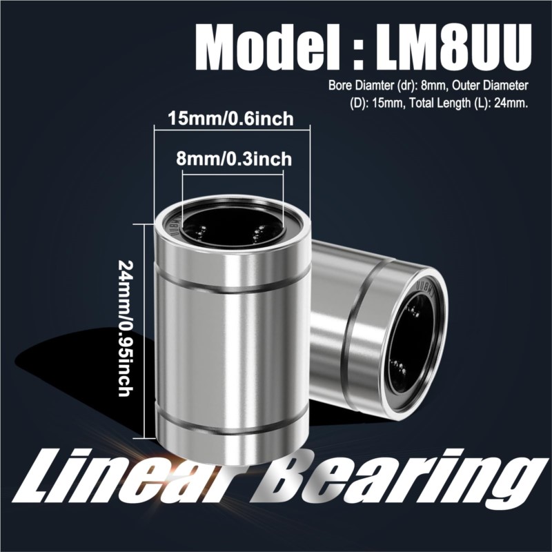 4/10 個 LM8UU LM10UU LM16UU LM1 - Linear Rod 8Mm のレビューと価格