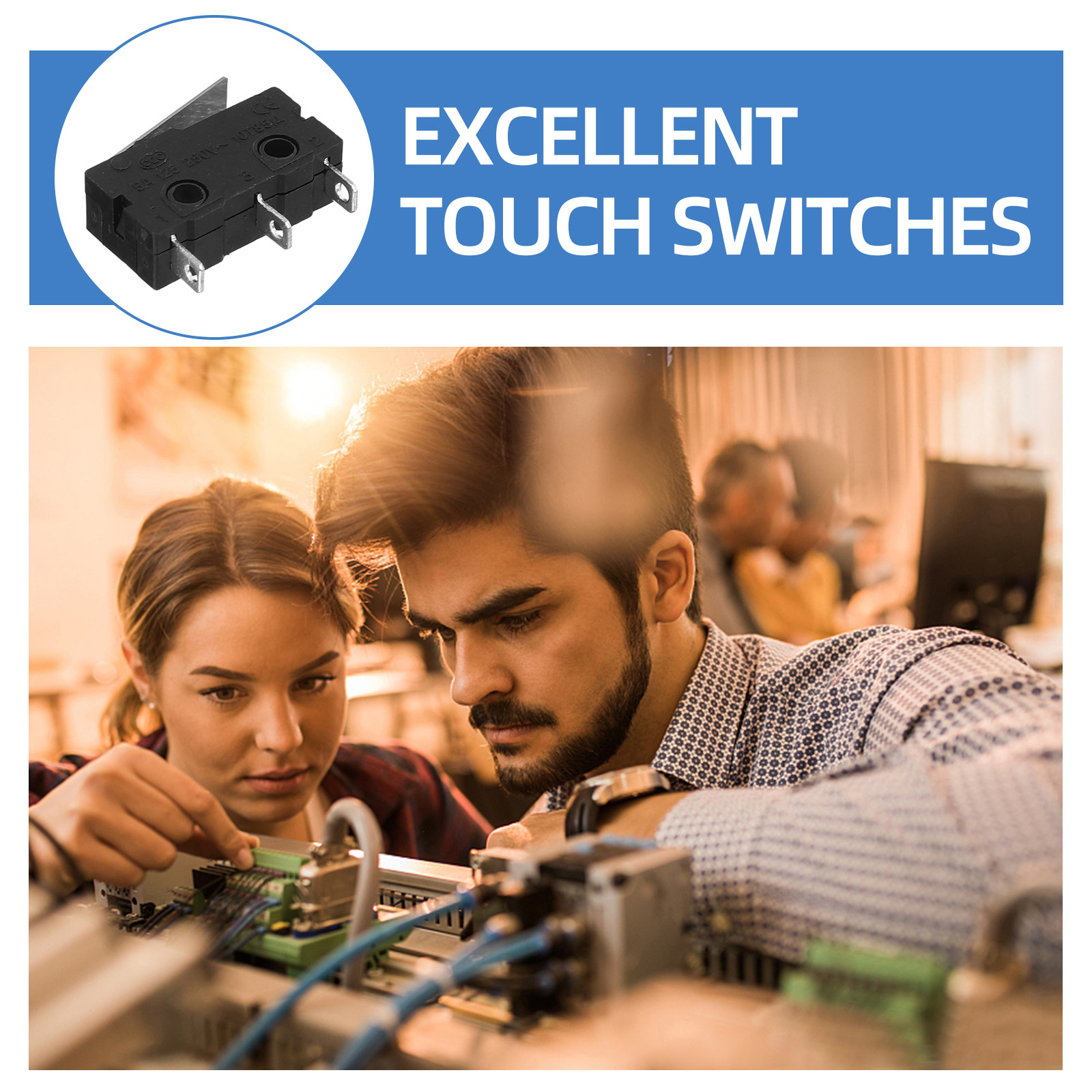 電子レンジ用ドアマイクロスイッチ 12個入り、レバー式リミッ - Limit Switch のレビューと価格