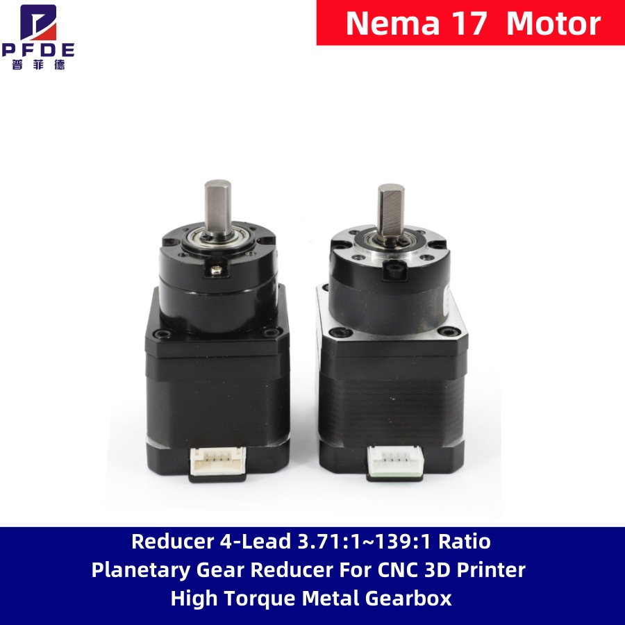 新しい Nema 17 ステッピングモーター減速機 4 リー - Stepper Motor Nema17 のレビューと価格