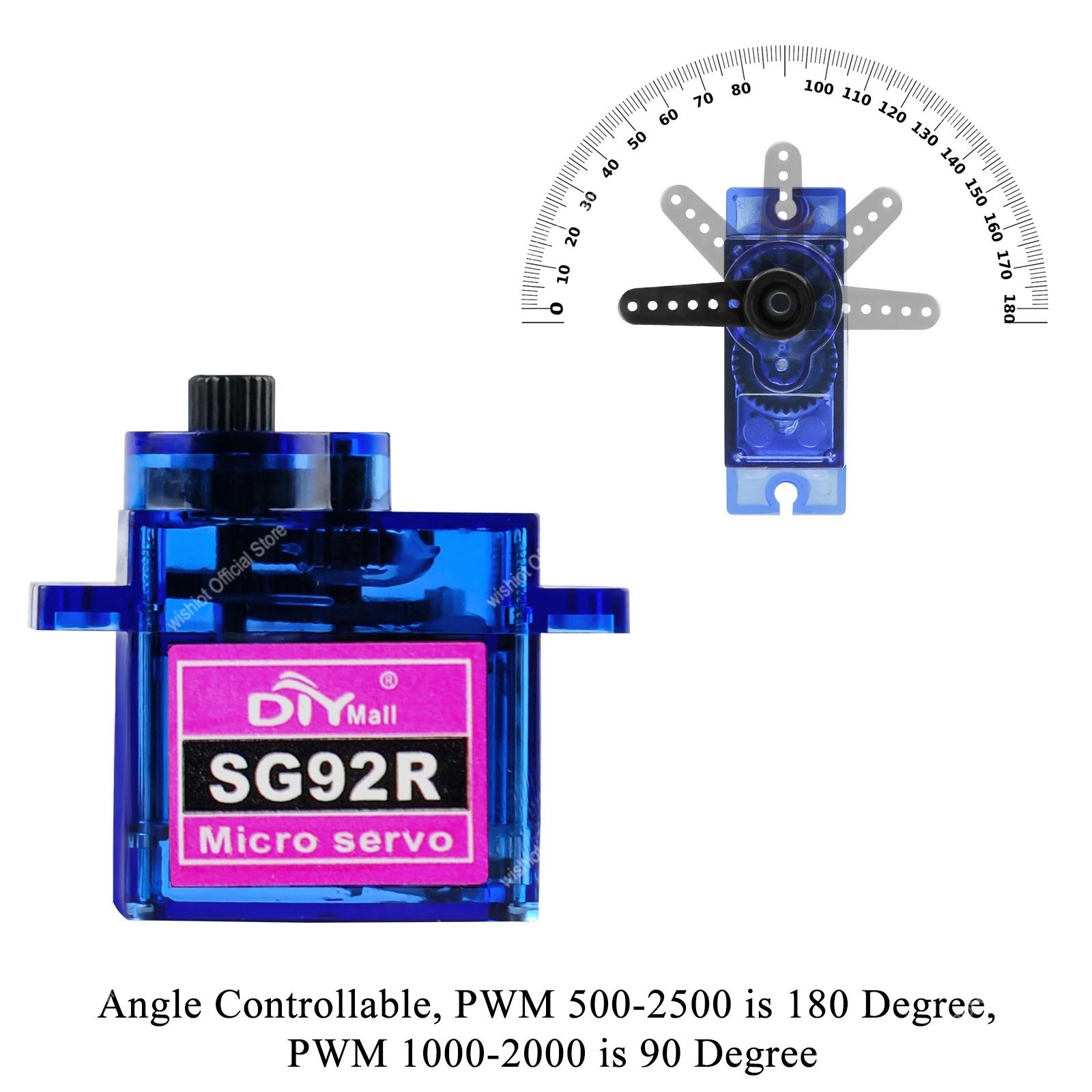 SG92R マイクロサーボモーター 4.8-6V 360/2 - Servo 9G のレビューと価格